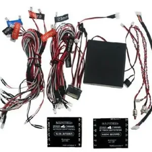 Okazja Profesjonalny 4-kanałowy system oświetlenia LED samochodów RC z bluetooth