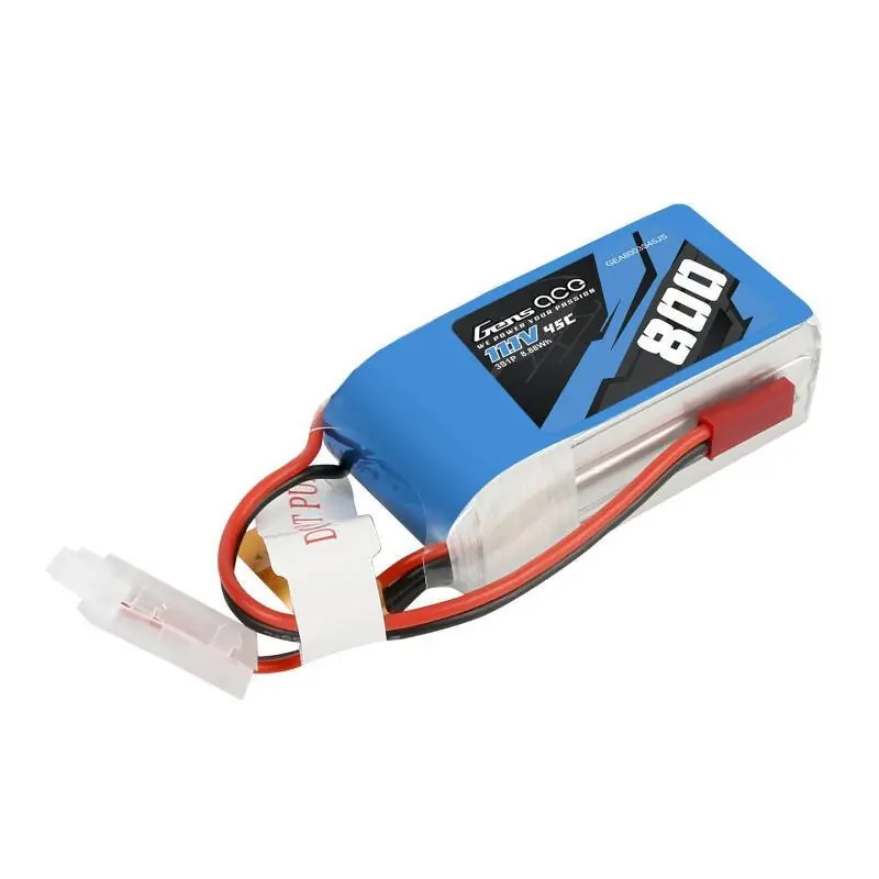 Zamów teraz Akumulator GensAce LiPo 800mAh 11.1V 45C 3S1P
