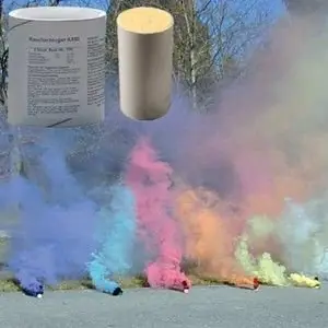 Dostępne od ręki Świeca dymna duża AX-60 wielokolorowe - 5szt