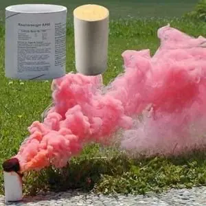 Popularny Świeca dymna duża AX-60 czerwona - 5szt