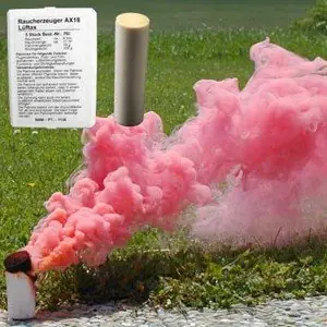 Świeca dymna AX-18 czerwona - 5szt Obniżka ceny