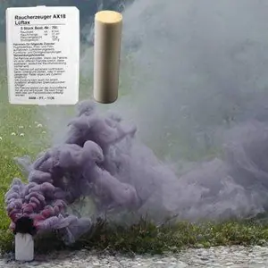 Nowość Świeca dymna AX-18 czarna - 5szt