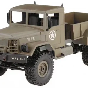 Ciężarówka wojskowa WPL B-14 1:16 4x4 2.4GHz RTR - Żółty Tylko do końca tygodnia