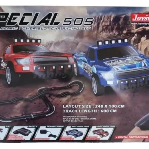 Zestaw Slot Cars Superior 505 1:43 - 600cm, 3 mosty, ściana, 240V Do wyczerpania zapasów