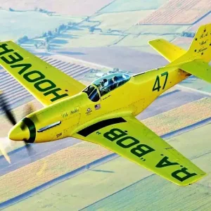 P-51D Mustang Yellow KIT - Samolot elektryczny FlyFly Hobby Ograniczona ilość