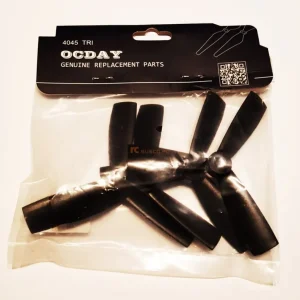Śmigła OCDAY BULLNOSE TRI Durable 4045 czarne(2xCW + 2xCCW) do dronów wyścigowych Wyprzedaż