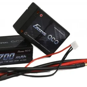 Okazja 5700mAh 7.4V 50C HardCase Gens Ace (EFRA & BRC approved) Saddle Pack OUTLET