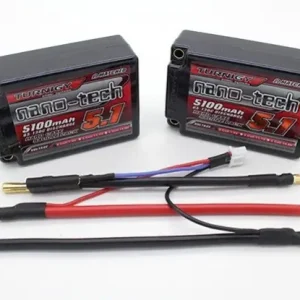 Cena promocyjna Turnigy nano-tech 5100mah 2S3P 65~135C Hardcase Saddle Pack