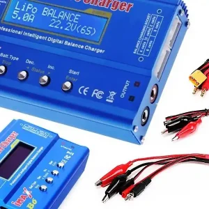 Sprawdź teraz Ładowarka IMAX B6 6A + adaptery i sensor temp.