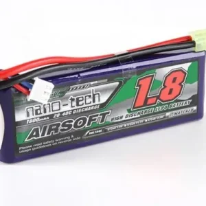 Najlepsza cena Akumulator Turnigy LiPo 1800mAh 7,4V 2S 20 - 40C NANOTECH AIRSOFT