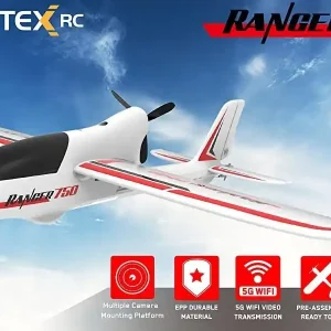 Zdalnie sterowany samolot RC Ranger 750 Samolot z żyroskopem i GPS 767-2 RTF Bezszczotkowy Tylko dziś