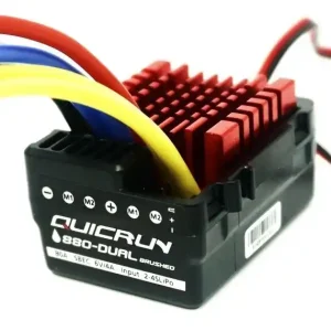 Niska cena Podwójny Regulator szczotkowy QUICRUN WP 880 Dual Brushed ESC (2-4S)