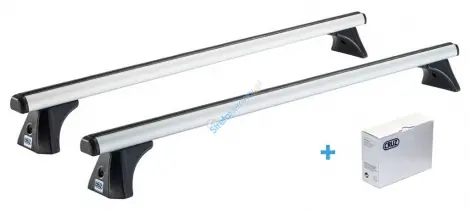 Zniżka Bagażnik dachowy CRUZ belki Oplus AT Srebrny Ford Mondeo IV (Mk4) 2007->2014 5 drzwi hatchback