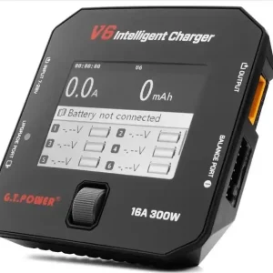 Sprawdź teraz V6 Mini Intelligent Charger V6 - 300W - 16A - LiPo/LiIon/LiHV/NiMH/Cd/Pb Ładowarka procesorowa z kolorowym wyświetlaczem input 7-28V