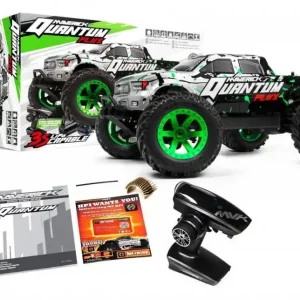 MAVERICK Quantum MT Flux 80A Bezszczotkowy 1/10 4WD Truggy RTR (Zielono-Szary) Nie przegap
