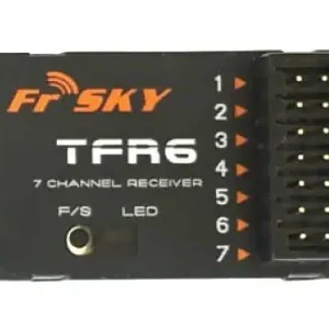 Wysoka jakość FrSky odbiornik TFR6 7CH FASST 2.4GHz