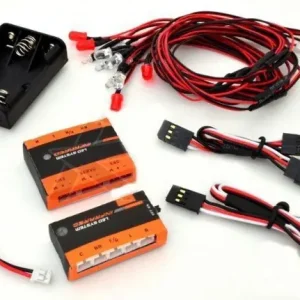 Dodaj do koszyka Bezprzewodowy (Ir) zestaw oświetlenia LED do samochodów RC 1:10