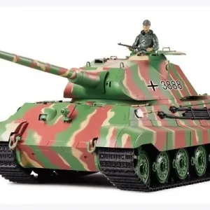 Nowy Czołg German King Tiger Porsche 2.4 GHz - Panzerkampfwagen VI Ausf. B „Königstiger” Porsche 1:16 Camo - V.3