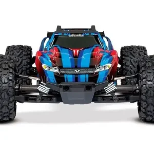 1/10 RUSTLER 4X4 VXL TSM - wersja niebieska BEZSZCZOTKOWY 4WD 4x4 Promocja