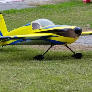 Model akroacyjny Slick 580 EXP - Yellow/Blue 1,87m rozpiętości ARF konstrukcja klasyczna Obniżka ceny