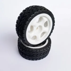 Koła street on-road białe 5-ramienne 1:10 wzmocnione Nowość