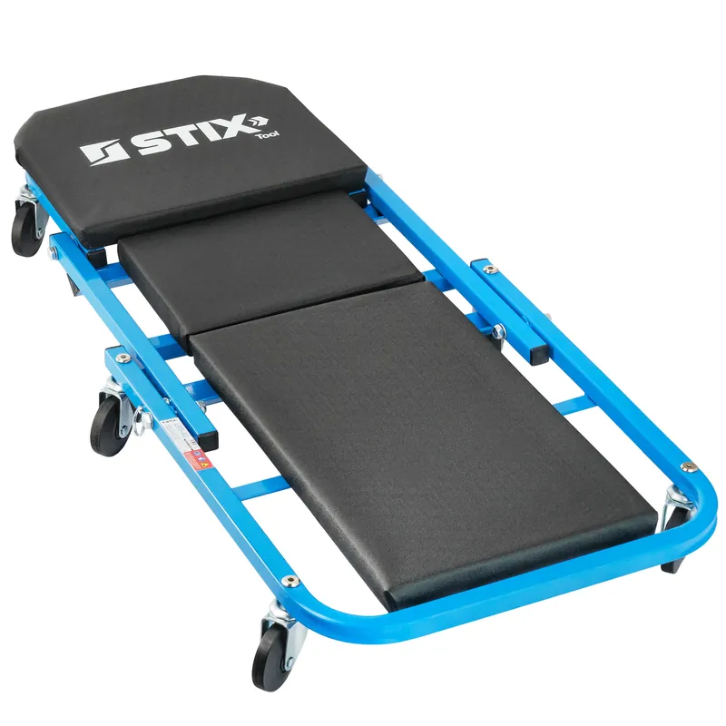 Bezpieczne zakupy Leżanka warsztatowa składana / stołek warsztatowy 2w1 LWS-36 - Stix