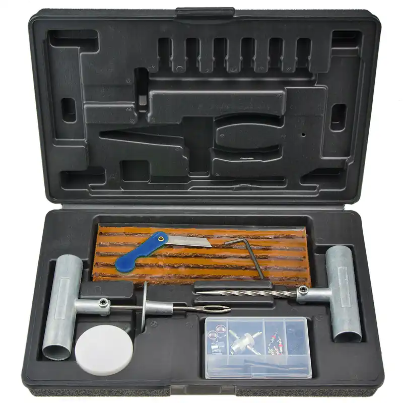 Dostępne od ręki Zestaw naprawczy do opon SW01 - walizka (sznury, szydło, świder, nożyk i akcesoria) - Stix