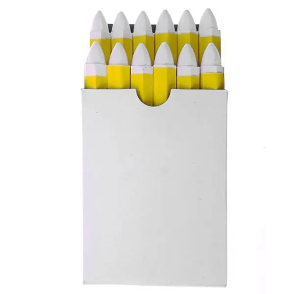 Obniżka ceny Woskowa kreda do opon, niezmywalny marker (12 szt) - biała - Stix