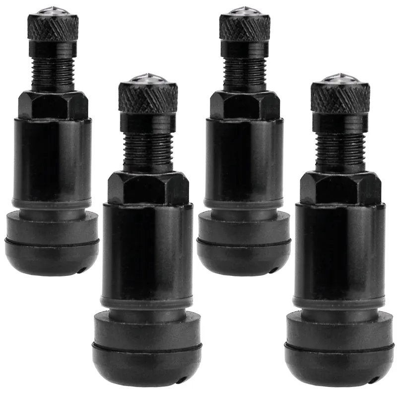 Zawór do felg czarny X1 Series Black Edition (skręcany, aluminiowy MS525) - 4 szt - Carbonado Niska cena