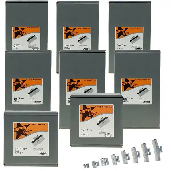 Zestaw ciężarków nabijanych do felg aluminiowych SPS ALU PB/A (5-40 g, ołowiane) - 700 szt. - Stix Tylko dziś