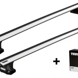 THULE stopy Evo Fixpoint 7107 + belki WingBar EVO + KIT dopasowujący Wyjątkowa oferta