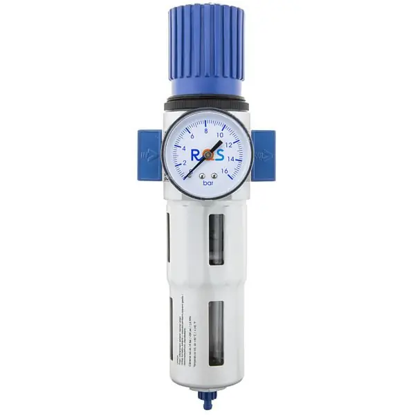 Odwadniacz powietrza z reduktorem RECTUS OFR-1/2-MIDI (Filtr / Manometr / Osuszacz) - RQS 1/2" Ekspresowa dostawa