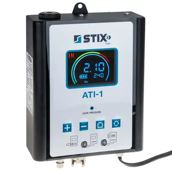 LCD Automat do pompowania kół, opon ATI-1 10m 0-15 BAR Stix Szybka dostawa