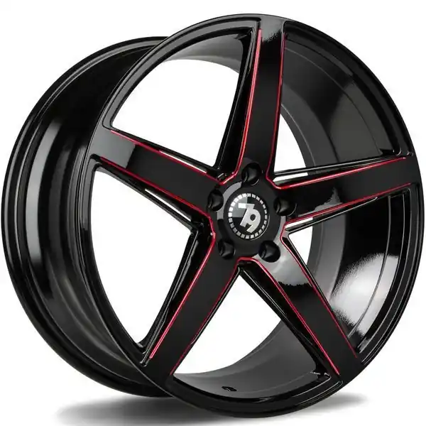 Komplet staggered 4 szt. Felg Aluminiowych 19 5x120 79Wheels Seventy9 SV-N BGMR Wyjątkowa oferta