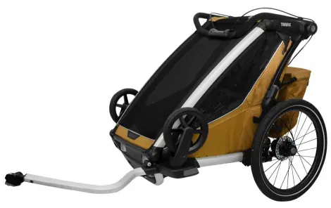 Przyczepka rowerowa Thule Chariot Sport 2 single Natural Gold Premium