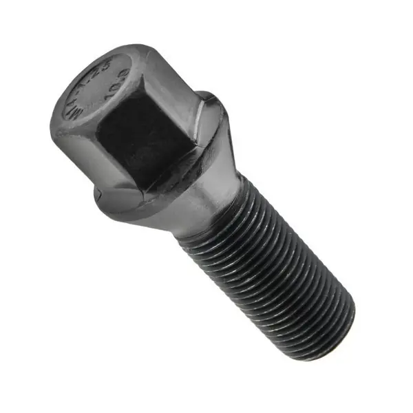 Darmowa dostawa Czarna śruba do felg M14x1.25 30 mm – klucz 17. Stożek