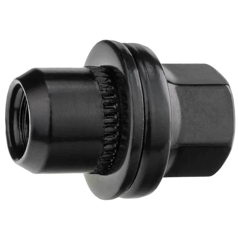 Hit cenowy Czarne nakrętki do oryginalnych felg aluminiowych Land Rover M14x1,5 z ruchomą podkładką, klucz 22 - Carbonado