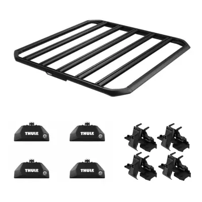 Wyjątkowa oferta Bagażnik dachowy THULE platforma Caprock Czarny Audi Q6 e-tron (GFB) 2024-> 5 drzwi suv