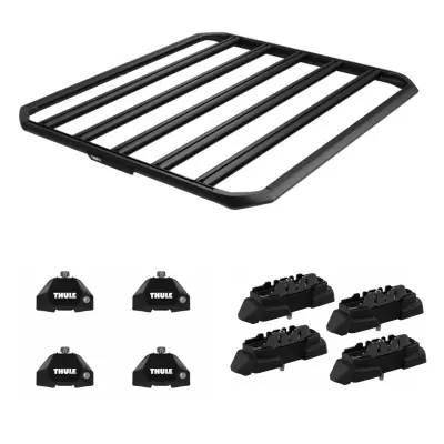 Wyjątkowa oferta Bagażnik dachowy THULE platforma Caprock Czarny Citroen Jumpy III (K0) 2016-> van L2H1 (M)