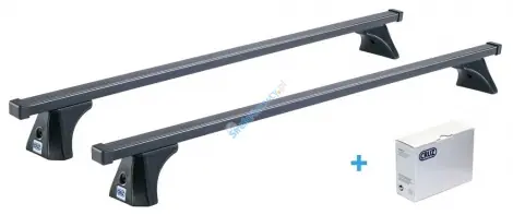 Ograniczona ilość Bagażnik dachowy CRUZ belki Oplus ST Czarny Ford Ranger IV (P703) 2022-> 4 drzwi pickup